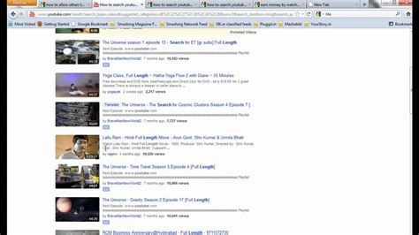 How To Search YouTube Videos By Length .